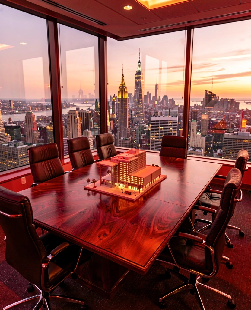 Executive boardroom in New York City